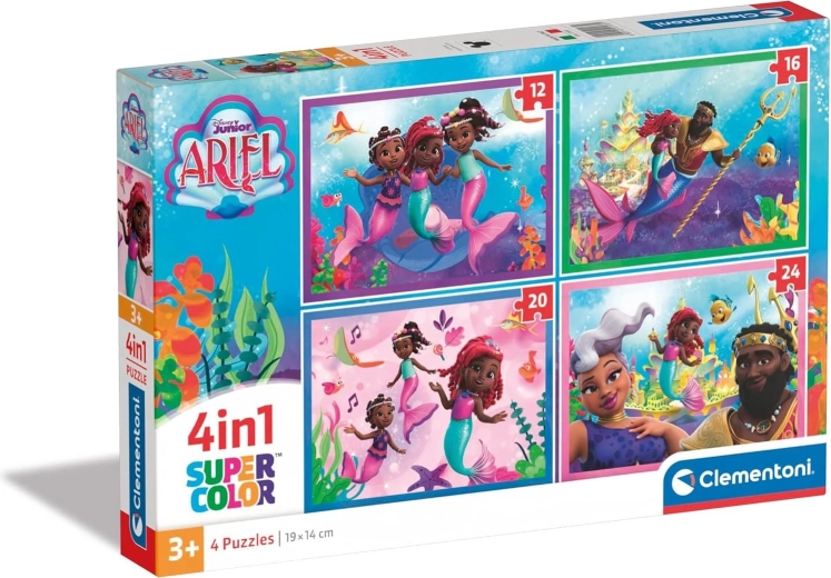 Clementoni Puzzle Ariel 4 in 1 (12–24 Teile)