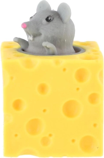 Maus schaut beim Drücken heraus