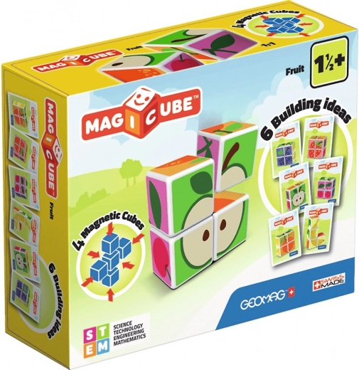 GEOMAG Magnetwürfel Magicube Früchte