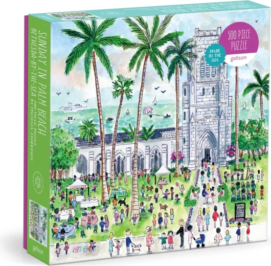 Puzzle Galison Sonntag in Palm Beach 500 Teile