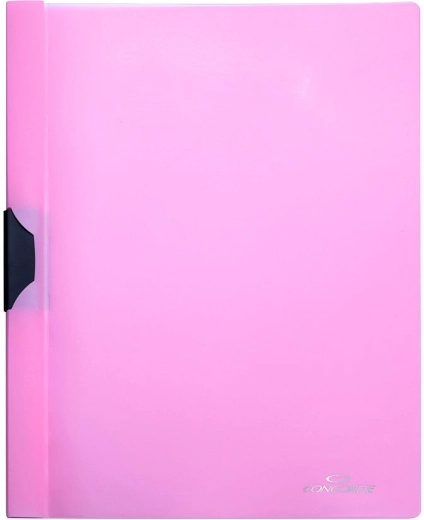 Aktenmappe CONCORDE A4 mit seitlichem Clip – Pastellrosa