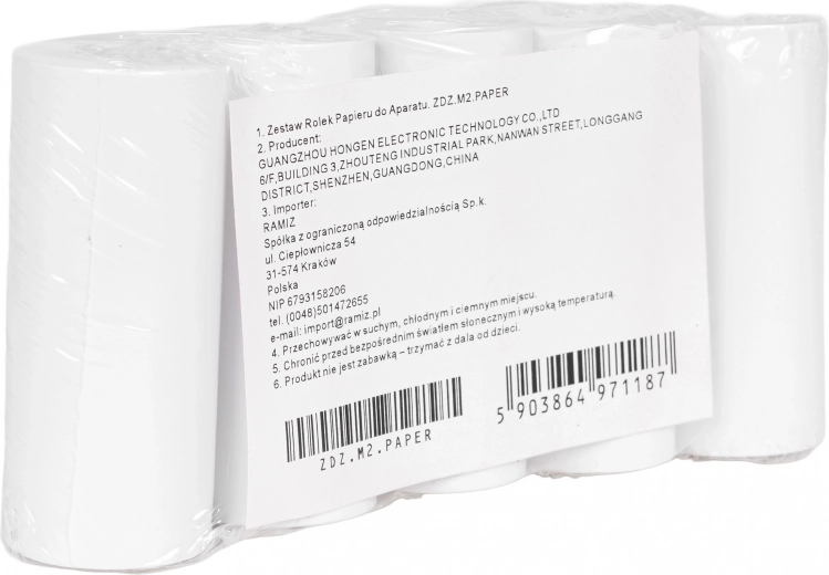 Satz Papierrollen für Kinder-Sofortbildkamera (5 Stk.)