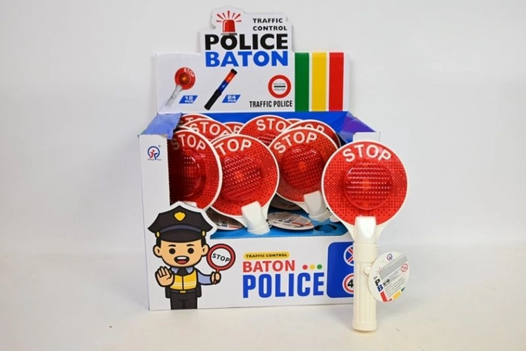 Batteriebetriebener Polizei-Anhalteknüppel mit Licht und Sound