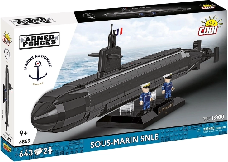 Bausatz U-Boot LE TRIOMPHANT SNLE 1:300 (643 Teile)