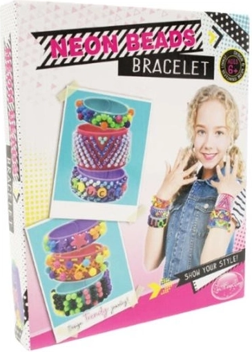 Kreativset zur Herstellung von Armbändern Neon Beads Bracelet