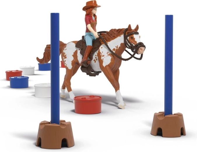 Training im Barrel Racing und Arbeit an Hindernissen