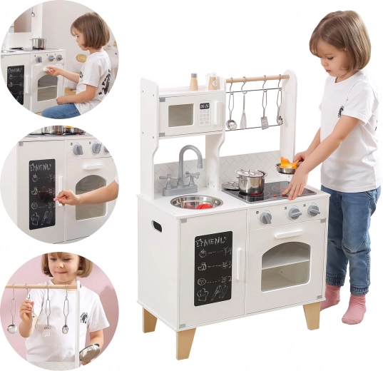 Holzküche mit Beleuchtung und Sound PolarB