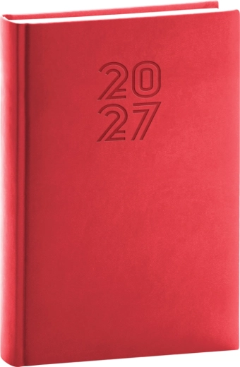 Tagesplaner Notique Aprint 2027 – Rot