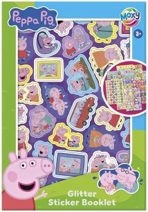 Peppa Wutz Sticker – glitzernd (8 Bögen)