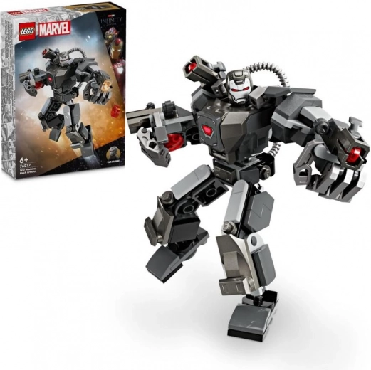 Lego Marvel War Machine in Rüstungs-Mech