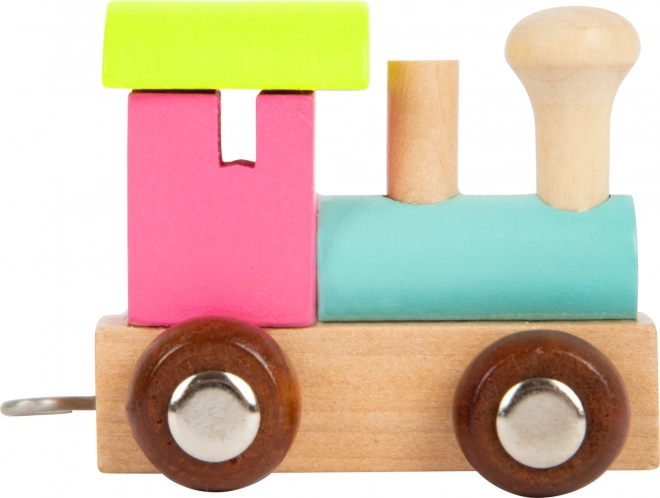 Small Foot bunte Lokomotive für Holzeisenbahnen