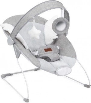 Vibrierende Babywippe MoMi TULI grau