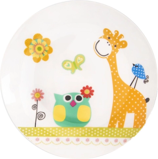 Fröhliches Kindermotiv, das zum Essen motiviert