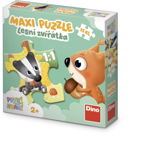 Dino Puzzle Maxi Baby Erstes Spielen Waldtiere, 15 Teile
