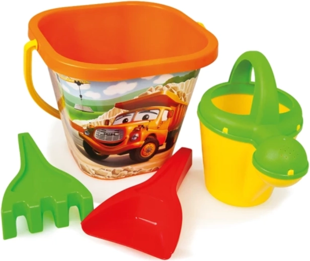 Dino Tatra Sandspiel-Set mit Eimer und Gießkanne (4 Stk.)