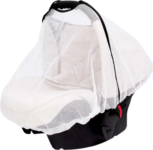 Moskitonetz für Autositz New Baby Basic weiß