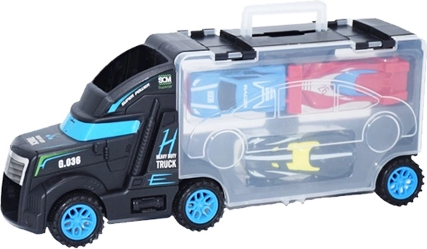 Tragbarer Koffer mit transparentem Deckel