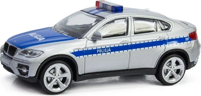 Rastar BMW X6 Polizei-Auto 1:43 - 1 Stück