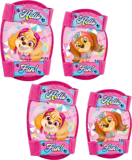 Kinder-Set mit Knie- und Ellbogenschützern Paw Patrol Girls – 4 Stk.