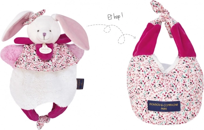 Doudou Häschen in Tasche 3in1