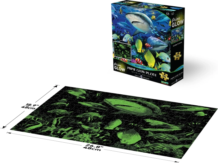 Prime 3D Leuchtpuzzle Hai 500 Teile