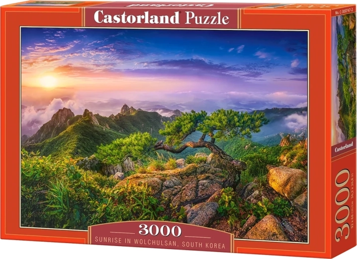 Castorland Puzzle Sonnenaufgang im Wolchulsan-Gebirge in Südkorea, 3000 Teile