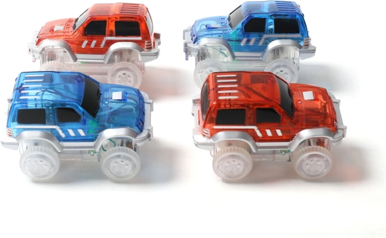 Cleverclixx magnetisches Rennauto – blau (1 Stk.)