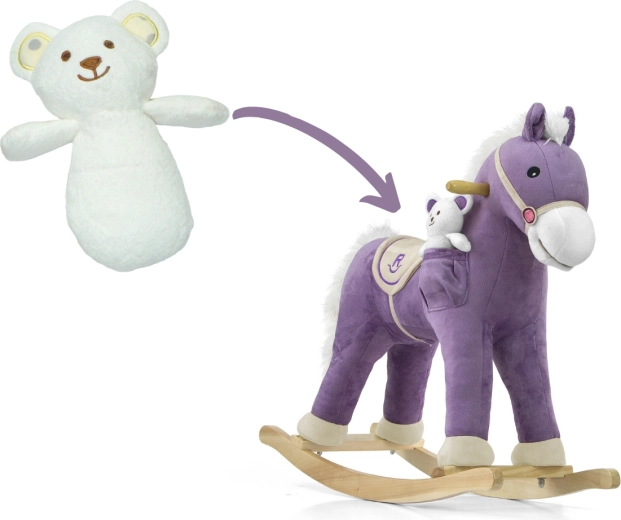 Plüschfreund Teddybär in der Tasche