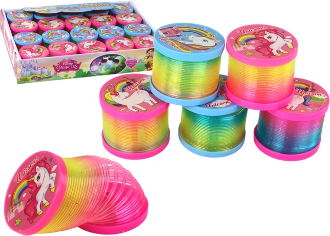 Regenbogenfeder mit LED-Effekt – Einhorn-Motiv