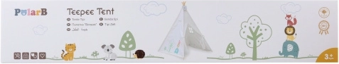 Kinder-Tipi-Zelt POLARB zum Spielen zu Hause und im Garten