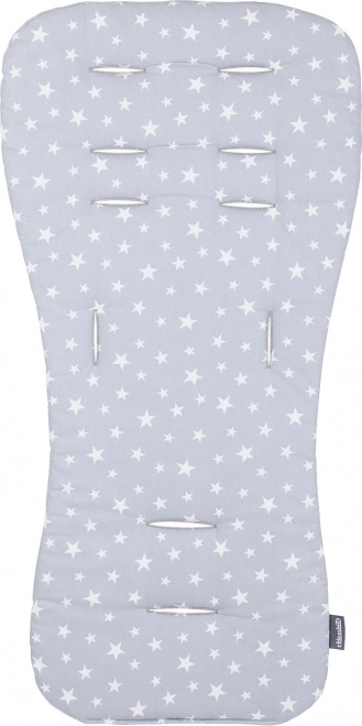 CHIPOLINO Weiche Kinderwagen-Einlage Grey stars
