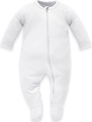Pinokio Baby-Overall mit Reißverschluss Lovely Day weiß