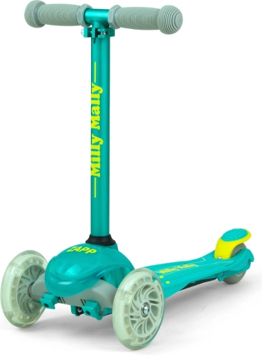 Dreirädriger Kinderroller Milly Mally Zapp Mint