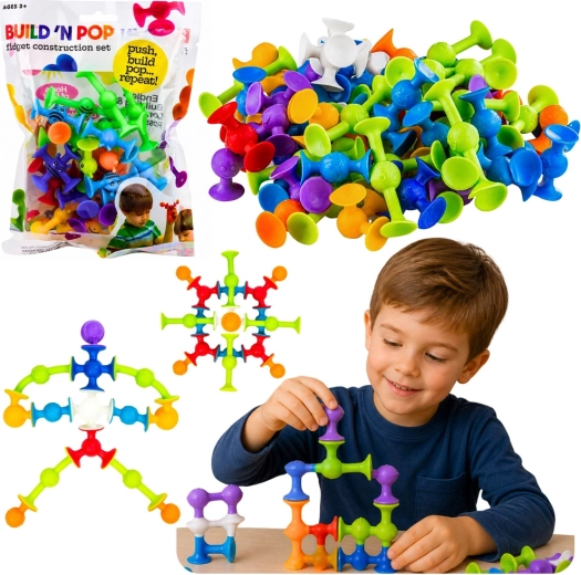 Bunte sensorische Saugnapf-Bausteine
