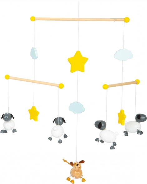 Hängemobile über dem Kinderbett mit Schäfchen SMALL FOOT