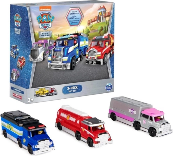 PAW Patrol – Set mit 3 großen Feuerwehr-Lastwagen