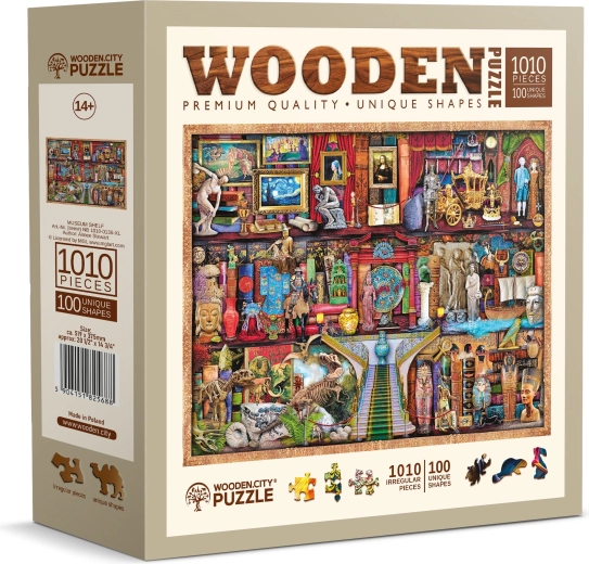 WOODEN CITY Holzpuzzle Museumsbibliothek 1010 Teile