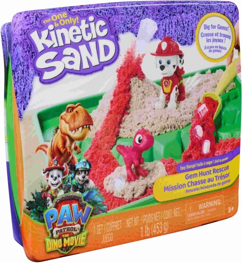 Kinetic Sand Paw Patrol Dino-Set mit Figur Marshall