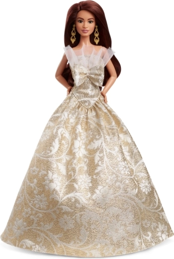 Festliches Kleid in goldener Ausführung