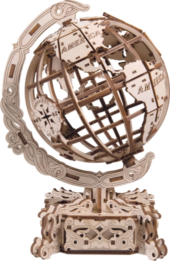 Holzpuzzle 3D – Globus WOODEN CITY