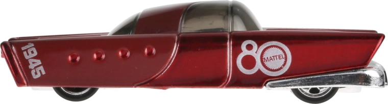 Rubinroter Lack und Metallkarosserie