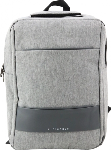 Städtischer Rucksack mit USB-Anschluss grau 14L