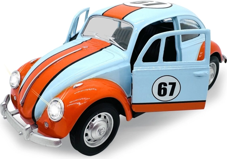 Metallmodell Volkswagen Beetle 1967 im Maßstab 1:28 mit Licht und Sound
