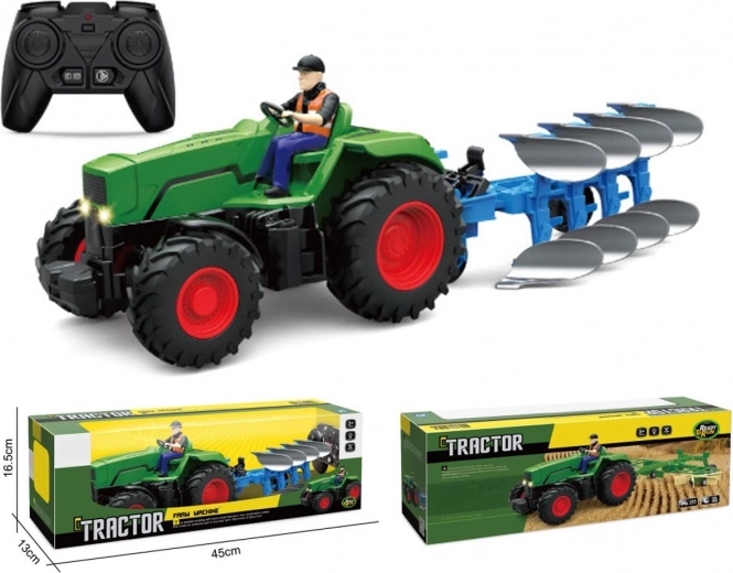 Lustiger ferngesteuerter Traktor
