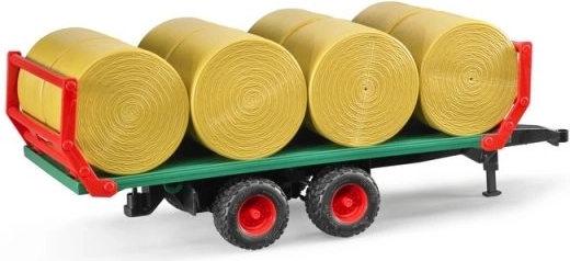 Bruder Ballentransportanhänger mit 8 Ballen