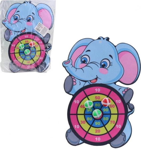 Elefant-Zielscheibe mit Bällen für Kinder