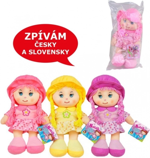 Stoffpuppe mit Sound 26 cm