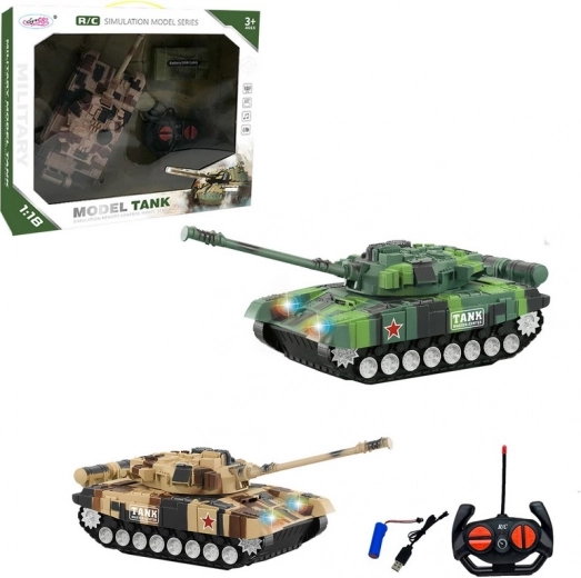 Ferngesteuerter Panzer mit Licht und Sound für Kinder