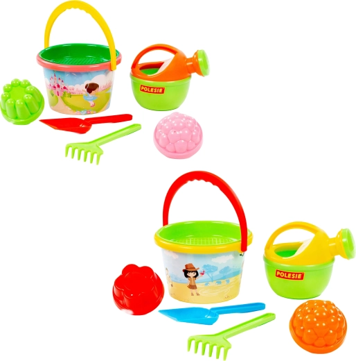 Kinder-Sandspielset mit Eimer und Gießkanne – 7 Teile