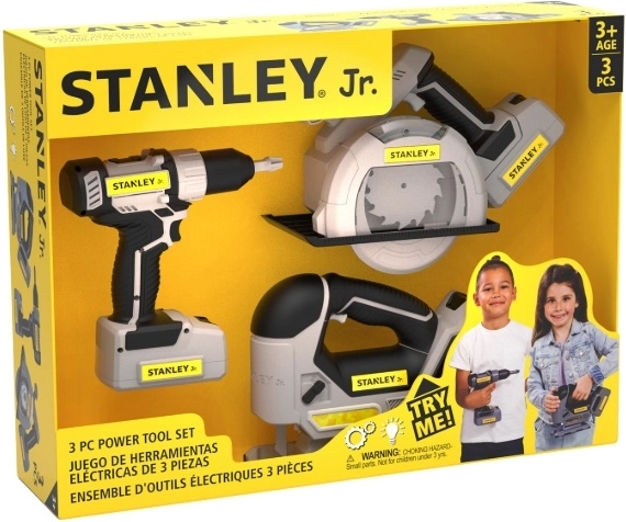 Stanley Junior Set elektronisches Werkzeug für Kinder, 3 tlg.